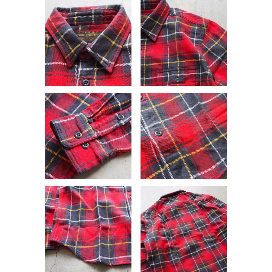 フィルソン ネルシャツ FILSON VINTAGE FLANNEL WORK SHIRT 10689 メンズ 長袖 シャツ ヴィンテージ フランネル ワークシャツ 長袖シャツ｜headfoot｜03