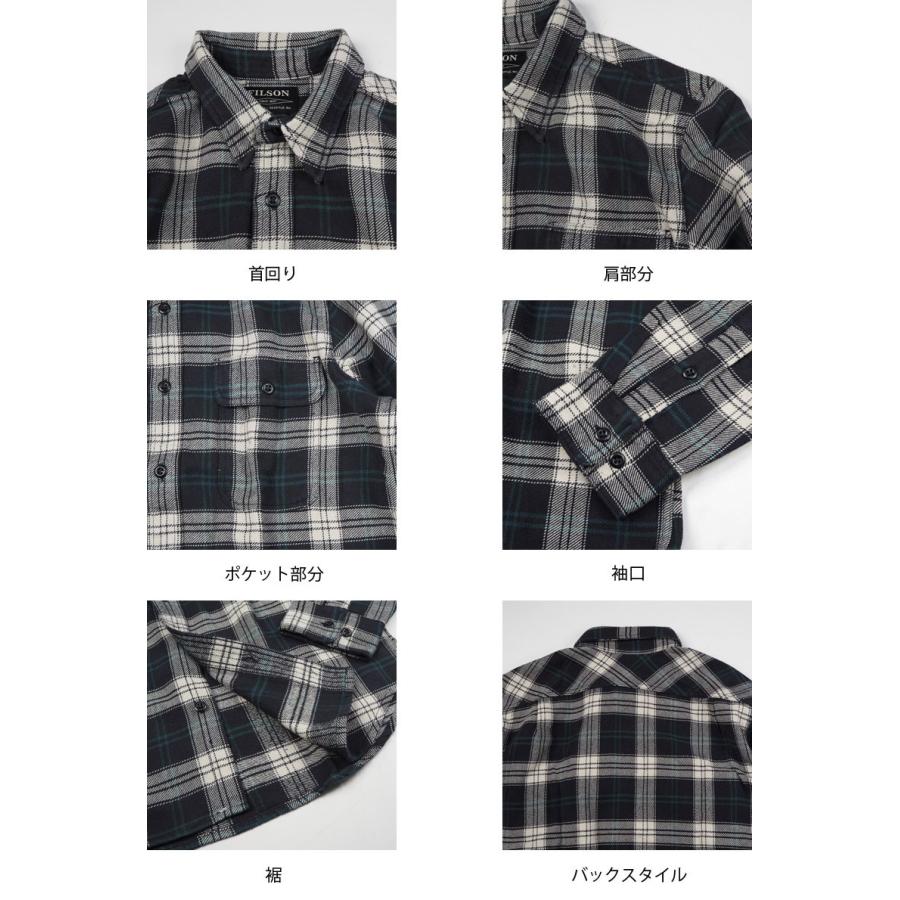 フィルソン ネルシャツ FILSON VINTAGE FLANNEL WORK SHIRT 10689 メンズ 長袖 シャツ ヴィンテージ フランネル ワークシャツ 長袖シャツ｜headfoot｜05