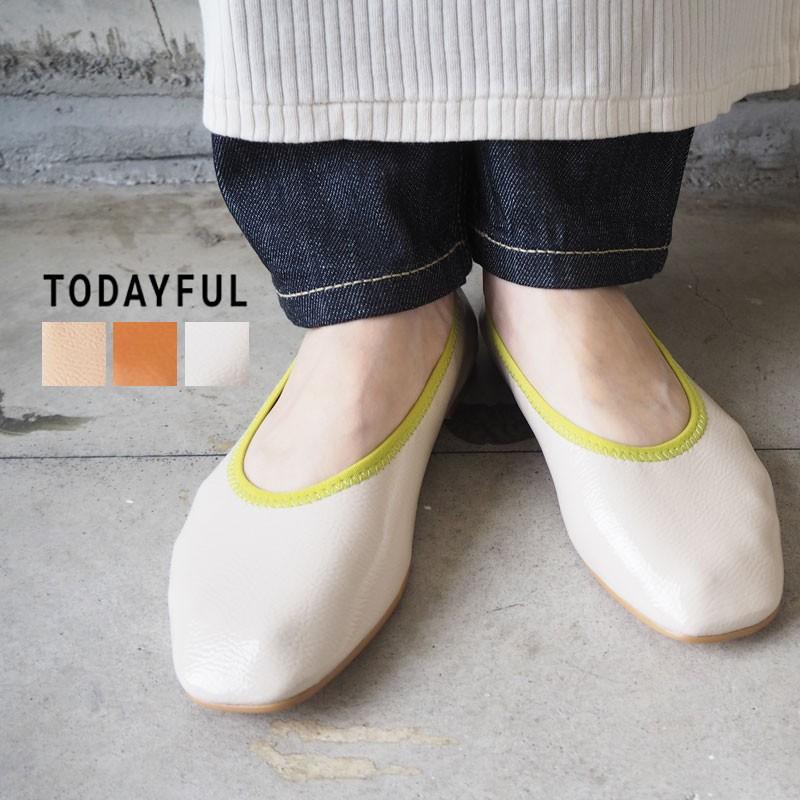Todayful トゥデイフル シューズ レディース Enamel Flat Shoes エナメル フラットシューズ バレエシューズ 靴 Headfootmixism 通販 Yahoo ショッピング