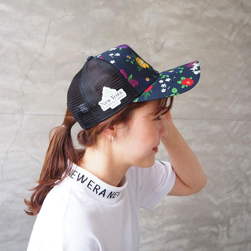 ニューエラ ゴルフ キャップ レディース NEW ERA WOMEN'S 9FORTY A-Frame トラッカー New York Botanical Garden 13534512-13534513 帽子 メッシュキャップ｜headfoot｜02