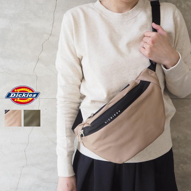 Dickies ディッキーズ ウエストバッグ SYNTHETIC LETHER WAIST BAG 14504700 ボディバッグ メンズ レディース バッグ｜headfoot｜03