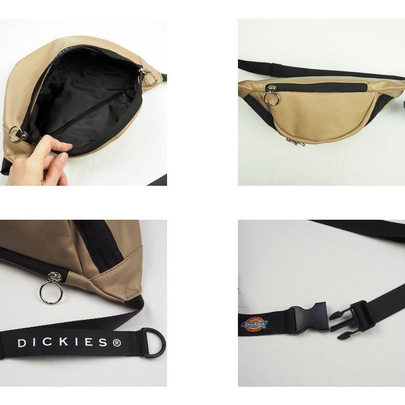 Dickies ディッキーズ ウエストバッグ SYNTHETIC LETHER WAIST BAG 14504700 ボディバッグ メンズ レディース バッグ｜headfoot｜05