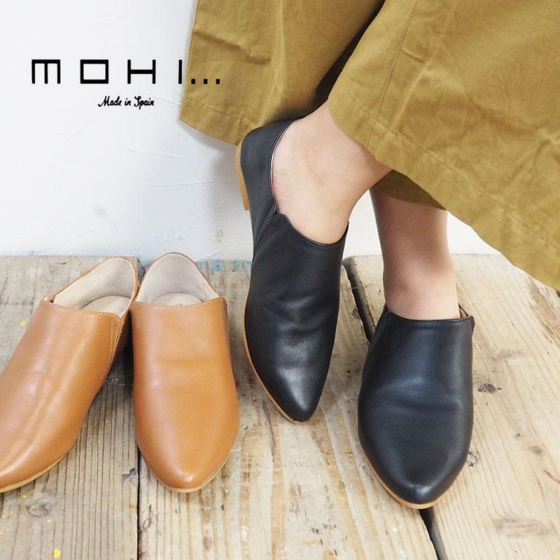 メカニカル mohi フラットレザーシューズ モヒ - バレエシューズ