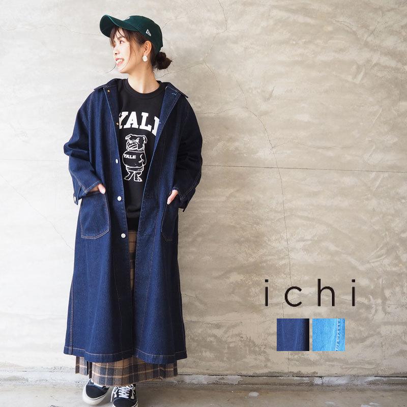 ICHI イチ デニム コート レディース ラグラン オーバーコート ICHI イチ デニム コート レディース ラグラン オーバーコート
