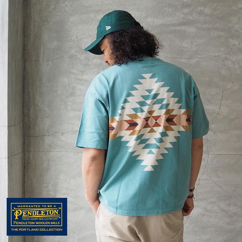 ペンドルトン Pendleton 39 2275 8019 Tシャツ ショートスリーブ バックプリントtシャツ メンズ 半袖 激安通販の Tシャツ
