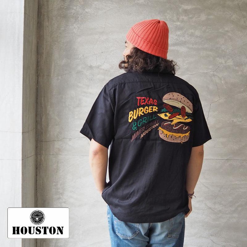 ヒューストン ボウリングシャツ バーガー HOUSTON BOWLING SHIRT