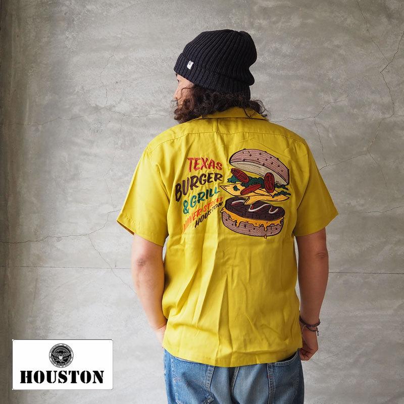 ヒューストン ボウリングシャツ バーガー HOUSTON BOWLING SHIRT