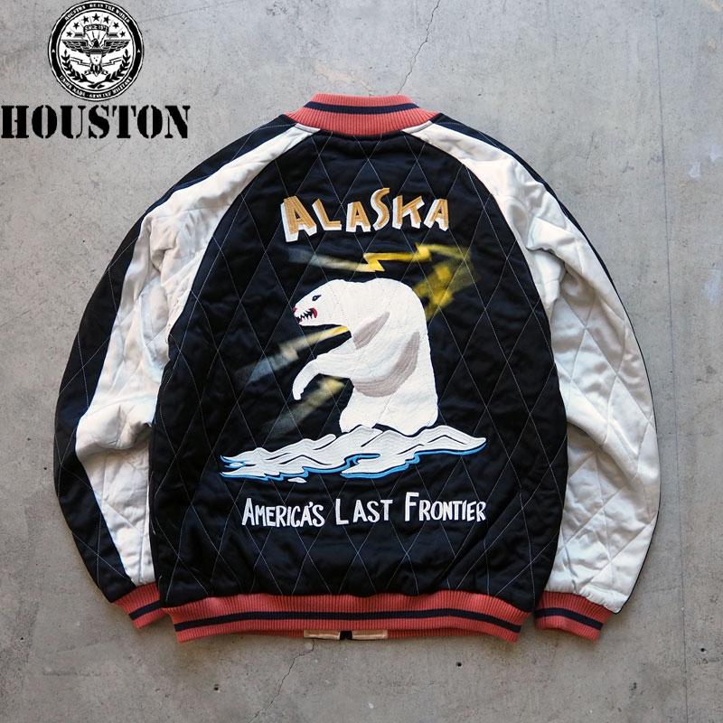 ヒューストン スカジャン HOUSTON SOUVENIR JACKET ALASKA 51468 ヒューストン スカジャン HOUSTON SOUVENIR JACKET ALASKA 51468