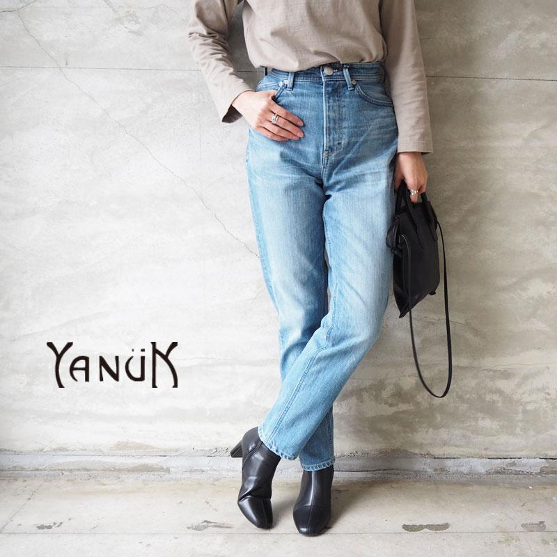 YANUK ヤヌーク デニムパンツ レディース アン boys taperd ANN YANUK ヤヌーク デニムパンツ レディース アン boys taperd ANN
