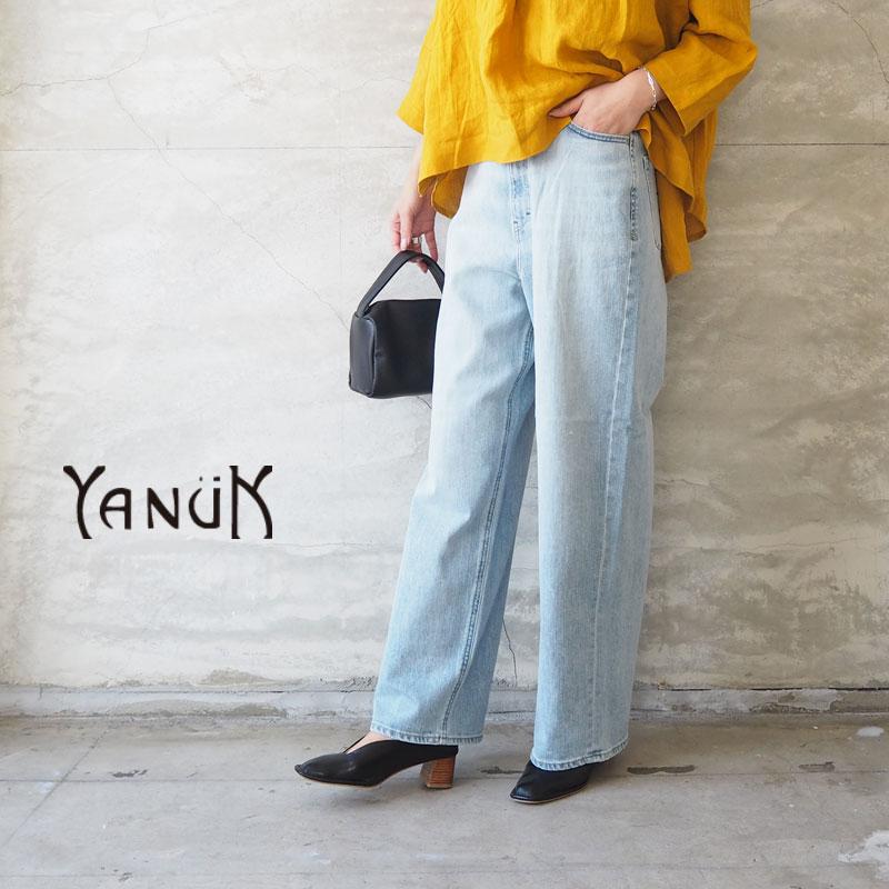 YANUK ヤヌーク JOAN デニム パンツ レディース ルーズストレート 