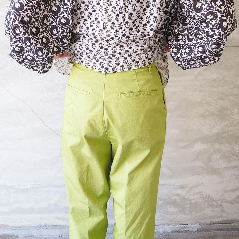 YANUK ヤヌーク パンツ レディース タック ワイド トラウザーズ YANUK ヤヌーク パンツ レディース タック ワイド トラウザーズ