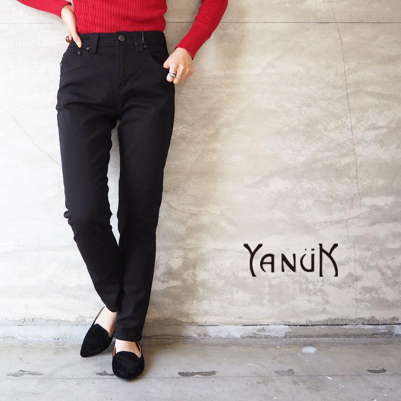 ヤヌーク テーパードデニム レディース YANUK スリム テーパード RUTH