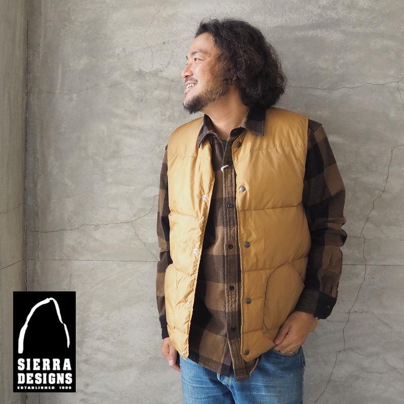 SIERRA DESIGNS シエラデザイン ダウンベスト LIGHT DOWN VEST SIERRA DESIGNS シエラデザイン ダウンベスト LIGHT DOWN VEST