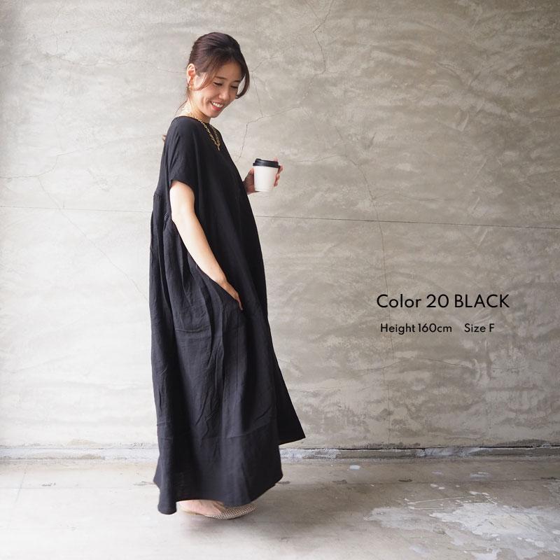 AUG（ファッション） AUG オーグ ワンピース 半袖 レディース リネン  