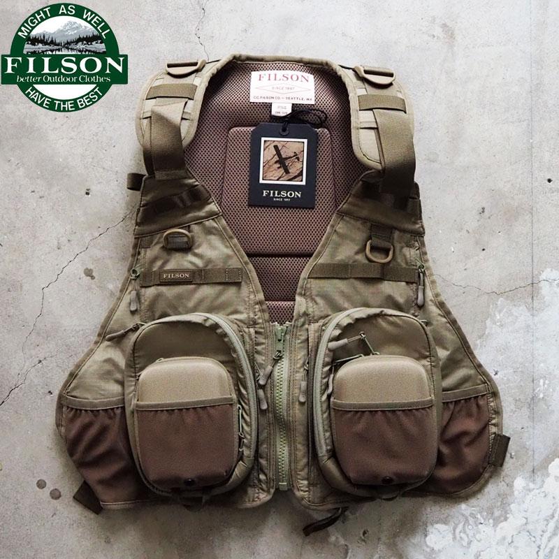 フィルソン ベスト FILSON FISHING GUIDE VEST 93499 メンズ フィッシングガイドベスト フィッシング 釣り  フィッシングベスト リュック : 93499 : HEADFOOTmixism - 通販 - Yahoo!ショッピング