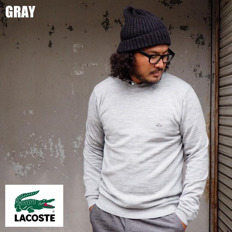 Lacoste ラコステ クルーネックセーター Ah997e メンズ セーター ニット ニットソー トップス クルーネック Ah997e Headfootmixism 通販 Yahoo ショッピング