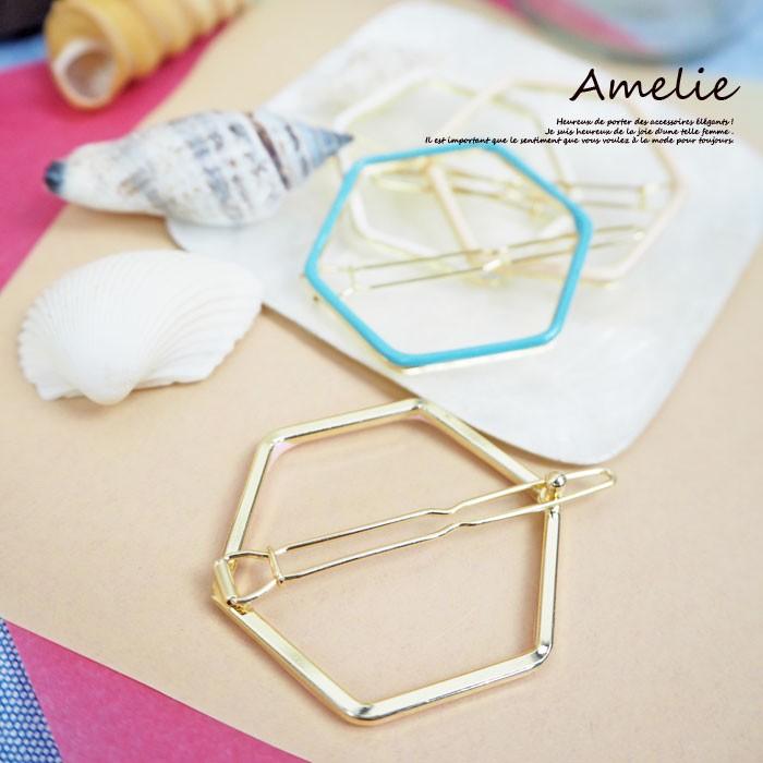 Amelie アメリー 六角形ヘアクリップS AME-ACH010｜headfoot｜03