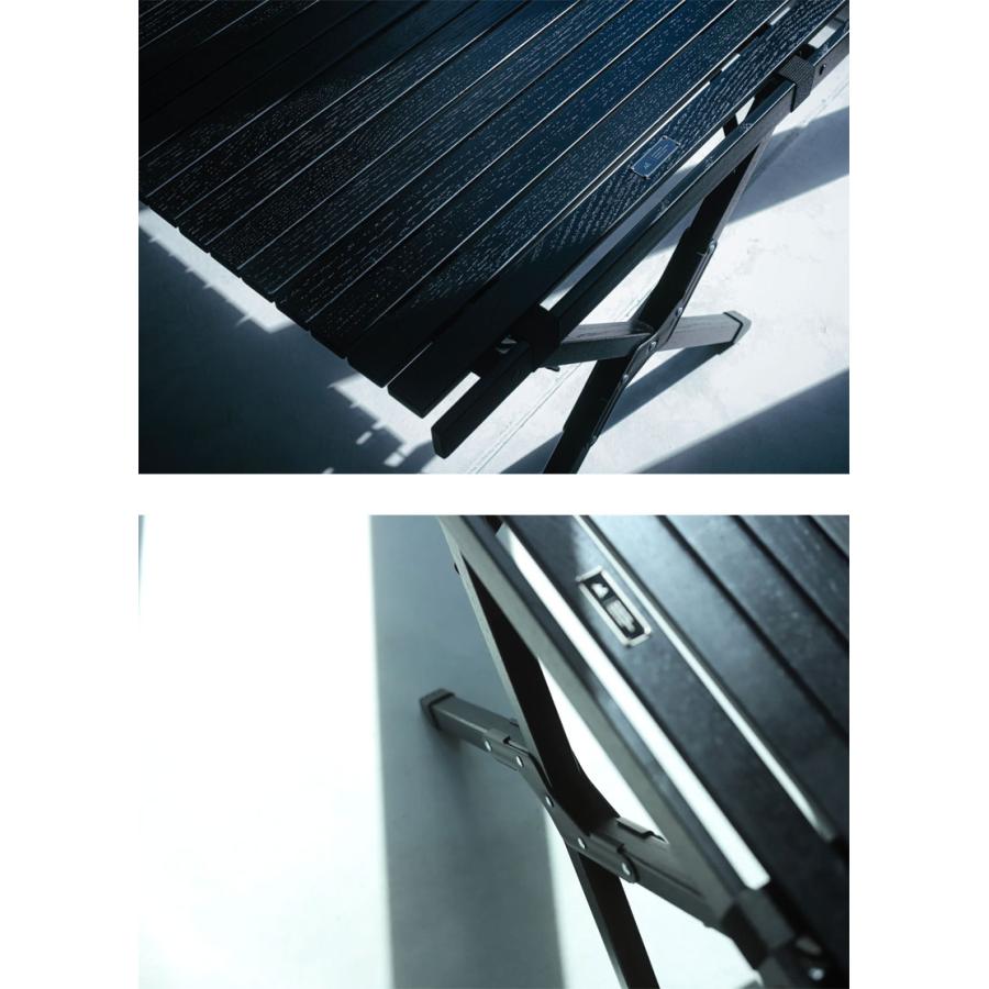 ANOBA アノバ BLACK EDITION ウッド ロールトップ テーブル