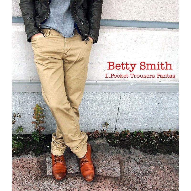 Betty Smith ベティスミス Lポケットトラウザーパンツ 5colors [BAM5003] SS13MB｜headfoot