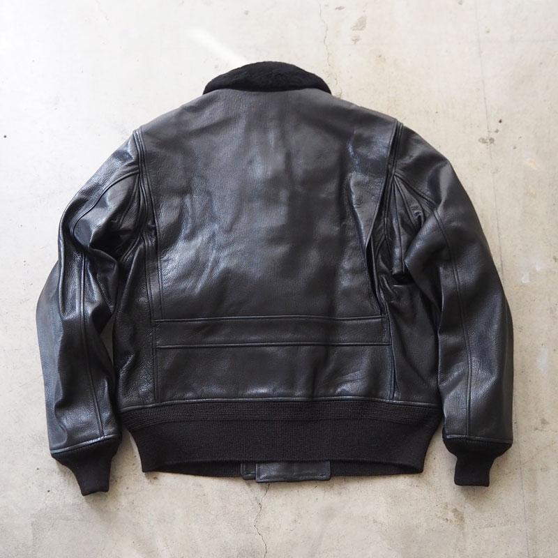 バズリクソンズ レザー ジャケット BUZZ RICKSONS WILLIAM GIBSON BLACK G-1 BR80597 本革 ブラック ウィリアムギブソン ゴートスキン