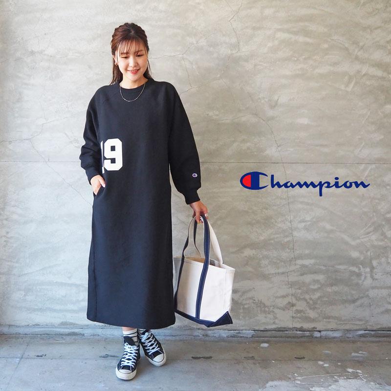 チャンピオン ワンピース レディース champion スウェットワンピース 