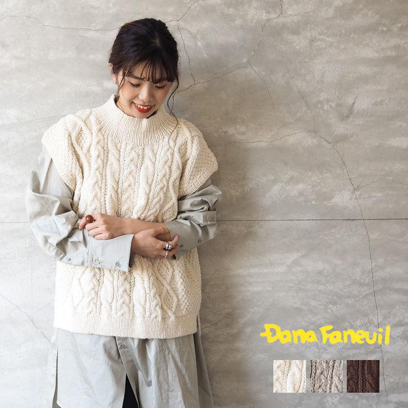 DANA FANEUIL ダナファヌル ニット レディース ペルーケーブル