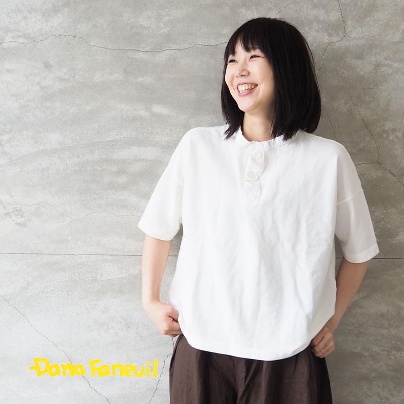 Dana Faneuil ダナファヌル Tシャツ レディース ヘンリーネック ポロ D カットソー 半袖tシャツ 半袖 五分袖 D Headfootmixism 通販 Yahoo ショッピング