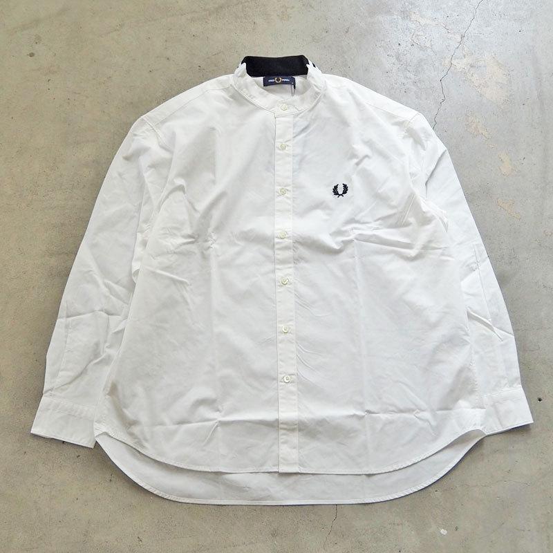フレッドペリー ビッグ シャツ メンズ FRED PERRY 長袖 Grandad 