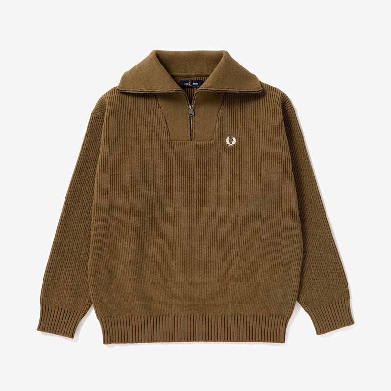FRED PERRY フレッドペリー ハーフジップ ニット レディース FRED PERRY フレッドペリー ハーフジップ ニット レディース