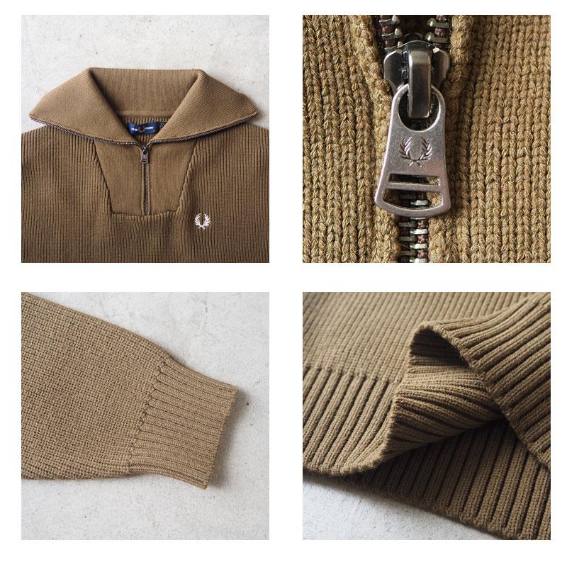 FRED PERRY フレッドペリー ハーフジップ ニット レディース FRED PERRY フレッドペリー ハーフジップ ニット レディース