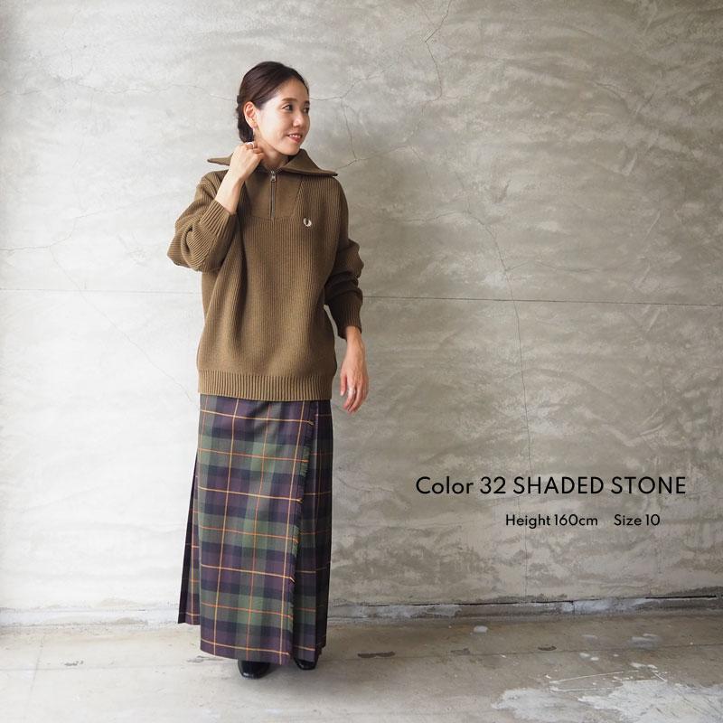 FRED PERRY フレッドペリー ハーフジップ ニット レディース FRED PERRY フレッドペリー ハーフジップ ニット レディース