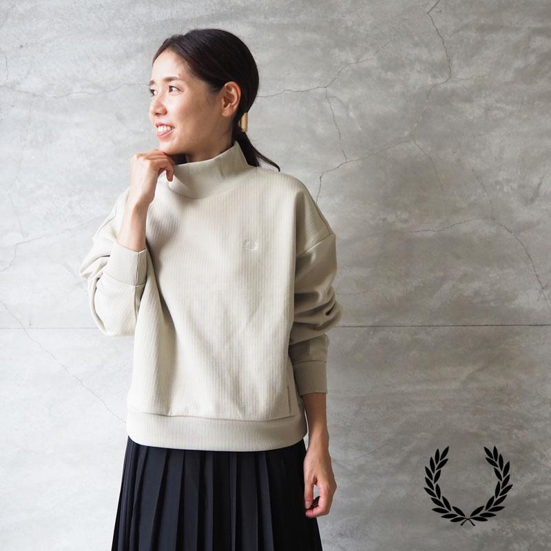 フレッドペリー トレーナー FRED PERRY レディース MOCK NECK TRICOT 