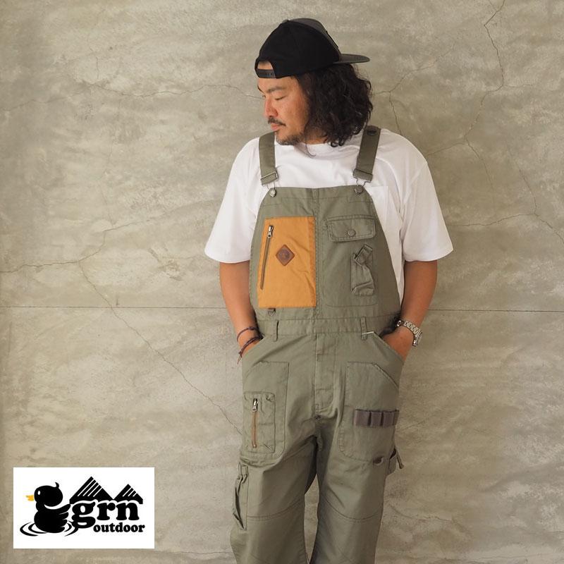 大人気大人気grn Outdoor ジーアールエヌ オーバーオール HIASOBI BIG