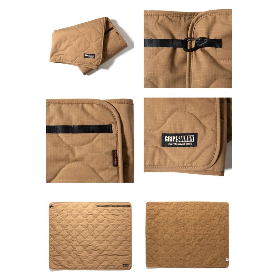 グリップスワニー ブランケット GRIP SWANY 難燃 腰巻 FP QUILT BLANKET GSA-77 メンズ レディース 腰巻き ひざ掛け 焚き火 焚火｜headfoot｜02