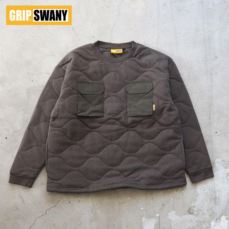 GRIP SWANY グリップスワニー キルティング トレーナー GEAR GRIP SWANY グリップスワニー キルティング トレーナー GEAR
