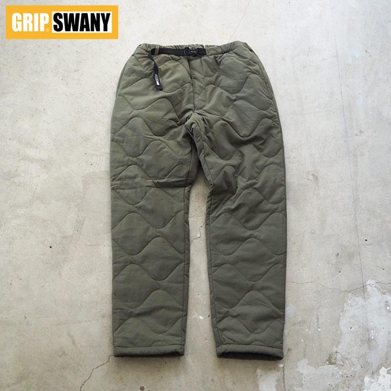 グリップスワニー パンツ キルト インサレーションパンツ GRIP SWANY QUILT INSULATION PANTS GSP85