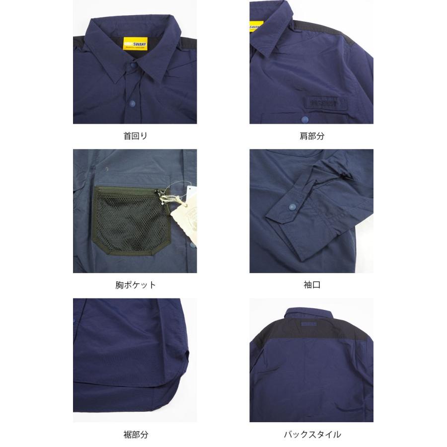 グリップスワニー GRIP SWANY ギアシャツ GEAR SHIRT GSS-28 メンズ 長袖シャツ シャツ トップス 長袖 ボタンシャツ｜headfoot｜04