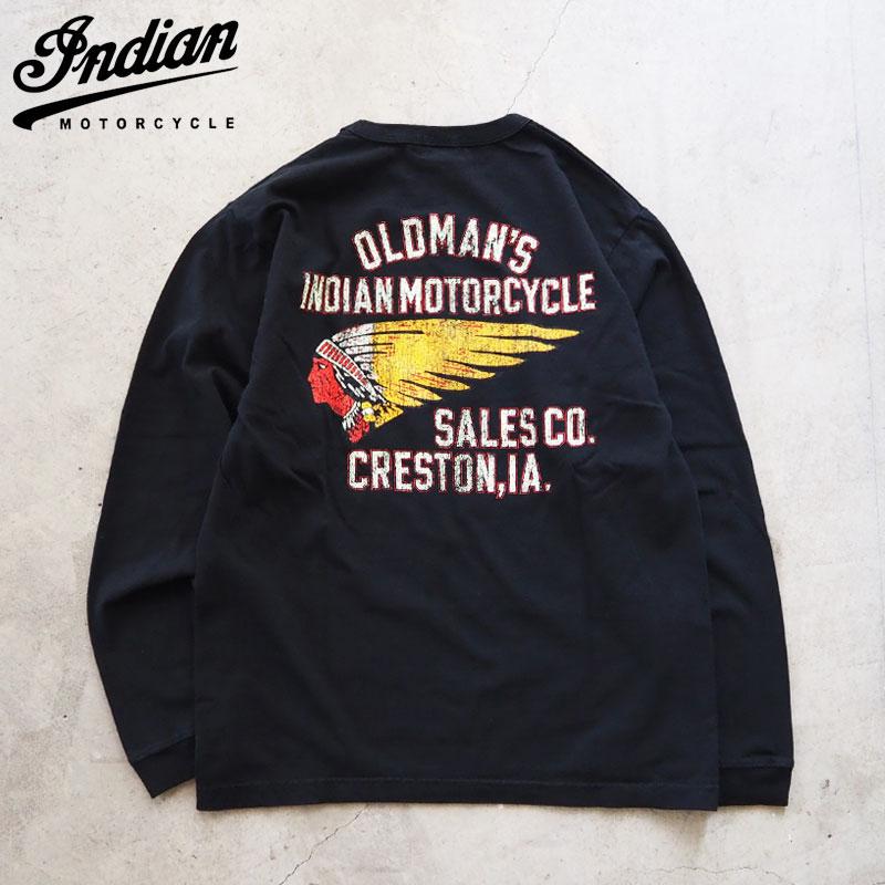 INDIAN MOTOCYCLE インディアン モーターサイクル ロンT 長袖 T INDIAN MOTOCYCLE インディアン モーターサイクル ロンT 長袖 T