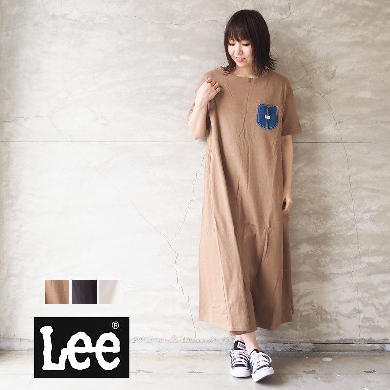 Lee リー ワンピース デニムポケット カットソーワンピース Lt7046 半袖ワンピース カジュアル シンプル おしゃれ Lt7046 Headfootmixism 通販 Yahoo ショッピング