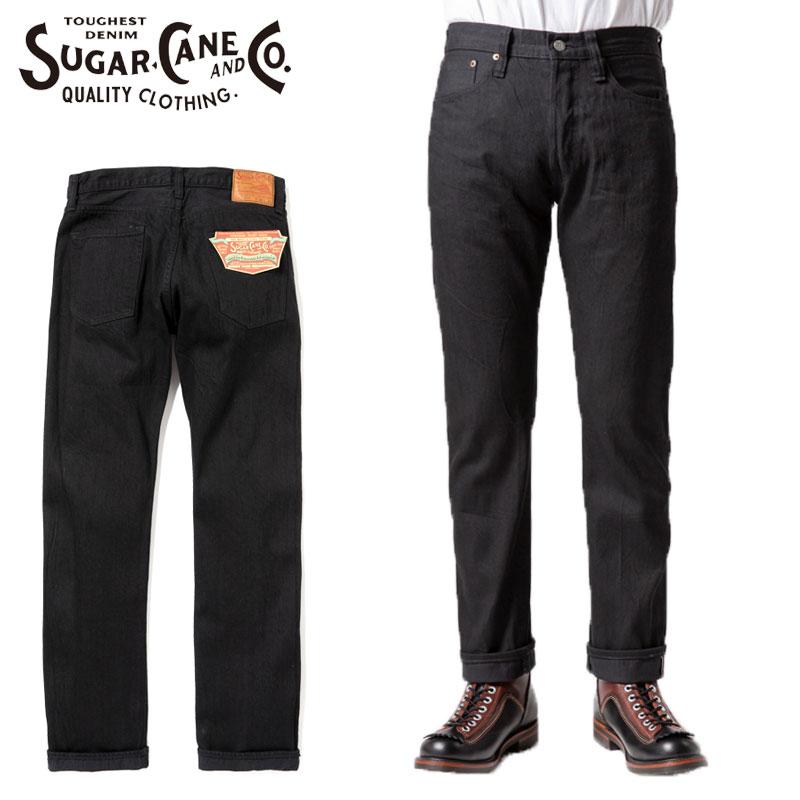 SUGAR CANE シュガーケーン パンツ デニム ブラックデニムパンツ SUGAR CANE シュガーケーン パンツ デニム ブラックデニムパンツ