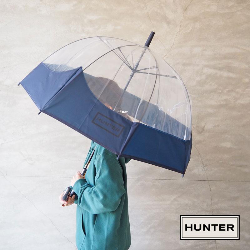 ハンター 傘 レディース HUNTER TRANSPARENT MOUSTACHE BUBBLE UMBRELLA H12