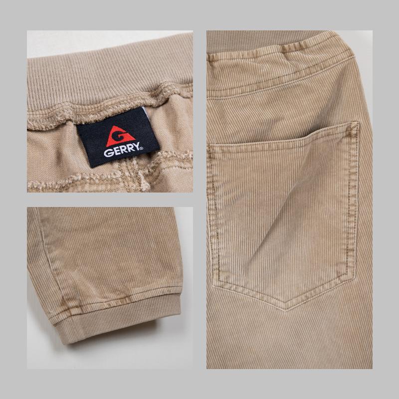 【送料無料】GERRY メンズ コーデュロイ ジョガーパンツ 硫化加工 秋冬 暖かい テーパード スキニー 大人カジュアル 置き配可能 日時指定可能 | GERRY | 24