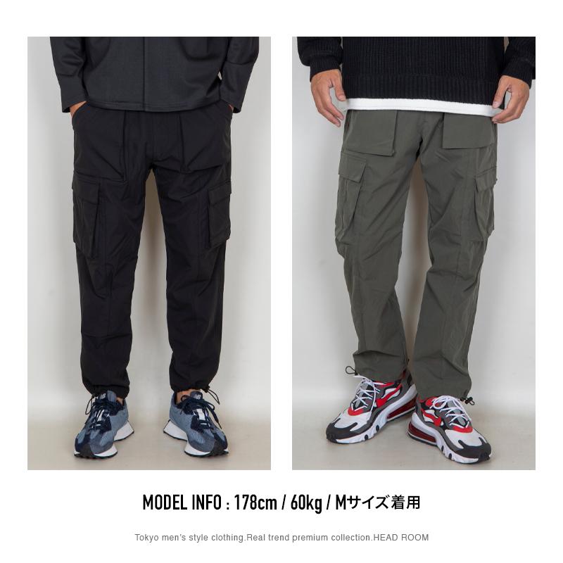 カーゴパンツ メンズ 撥水加工 テーパード ストレッチ ベーカー立体ポケットカーゴ UVカット ウエストゴム イージーパンツ |  | 12