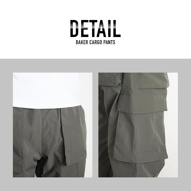 カーゴパンツ メンズ 撥水加工 テーパード ストレッチ ベーカー立体ポケットカーゴ UVカット ウエストゴム イージーパンツ |  | 15