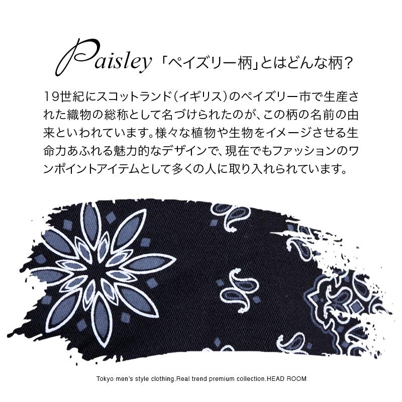 ジョガーパンツ メンズ ペイズリー バンダナ柄 スリム アンクル丈