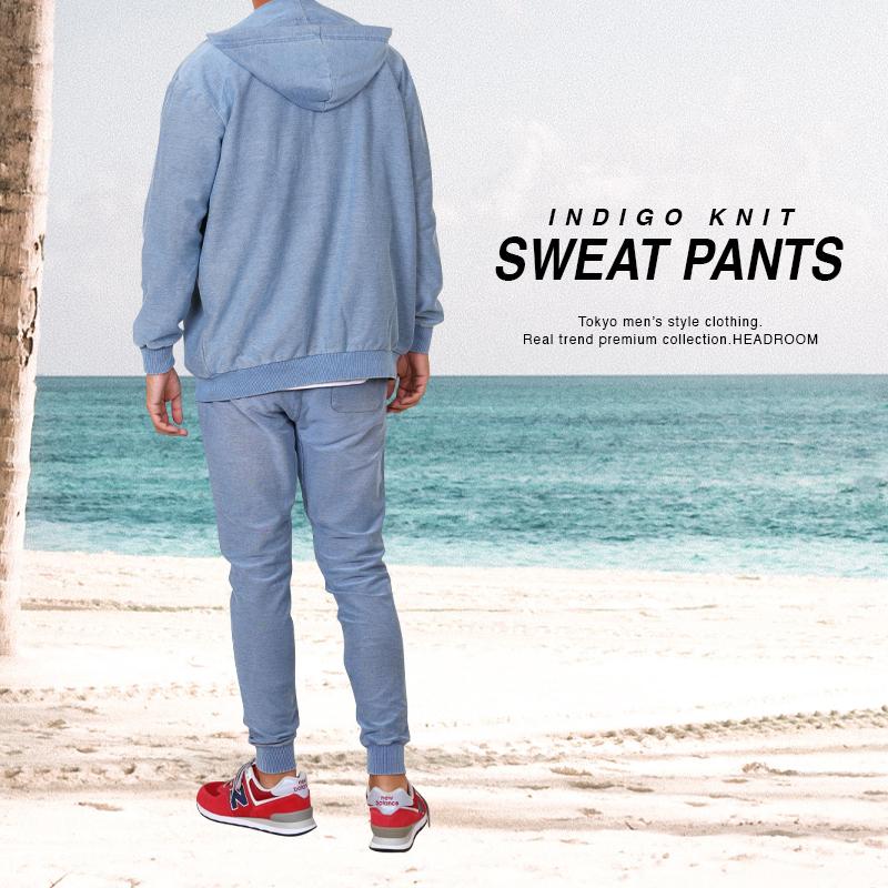 ジョガーパンツ メンズ ブラスト仕上げ デニムカラー 伸縮ストレッチ インディゴニット裏起毛 スウェットパンツ 暖パン 保温 |  | 12