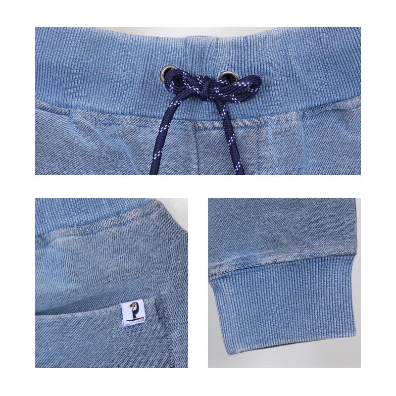 ジョガーパンツ メンズ ブラスト仕上げ デニムカラー 伸縮ストレッチ インディゴニット裏起毛 スウェットパンツ 暖パン 保温 |  | 10