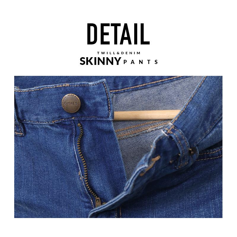 デニム ジーパン メンズ 製品洗い 伸縮 ストレッチ 365ツイル スキニーパンツ ストレート スリム 裾上げ済 |  | 26