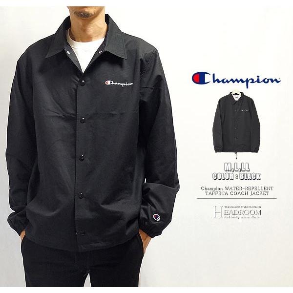 Champion チャンピオン コーチジャケット ブラック アクション Champion チャンピオン コーチジャケット ブラック アクション