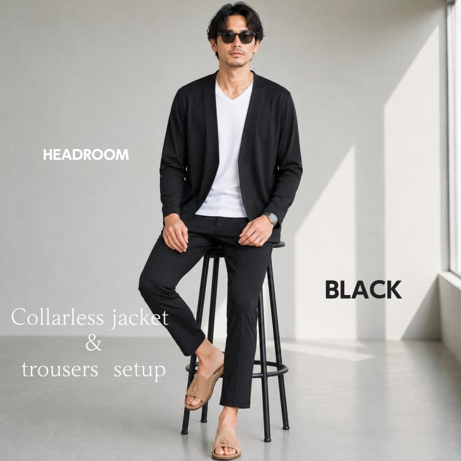セットアップ メンズ ジャケット パンツ 上下セット メッシュ ノー
